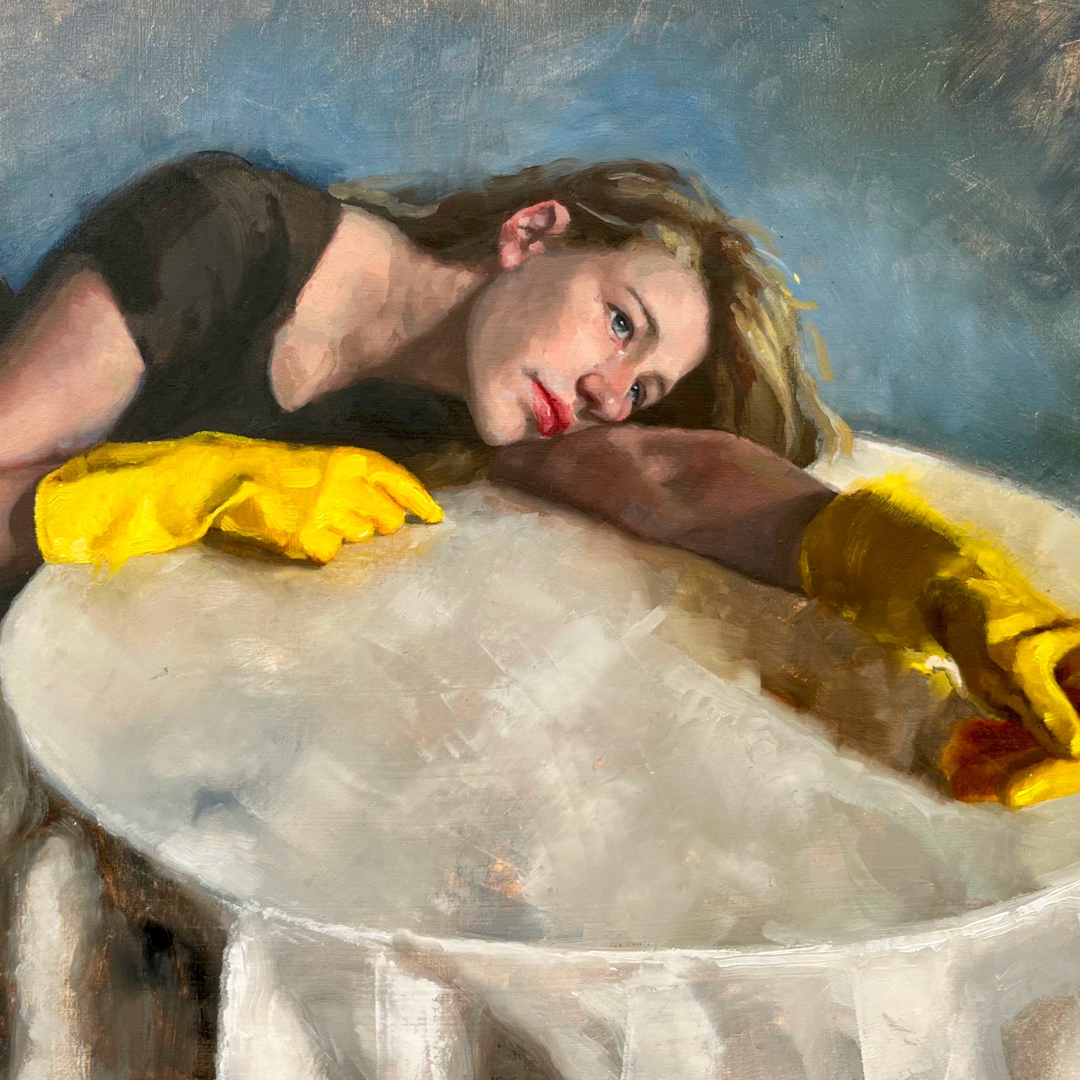 Portrait of a Woman in Yellow
