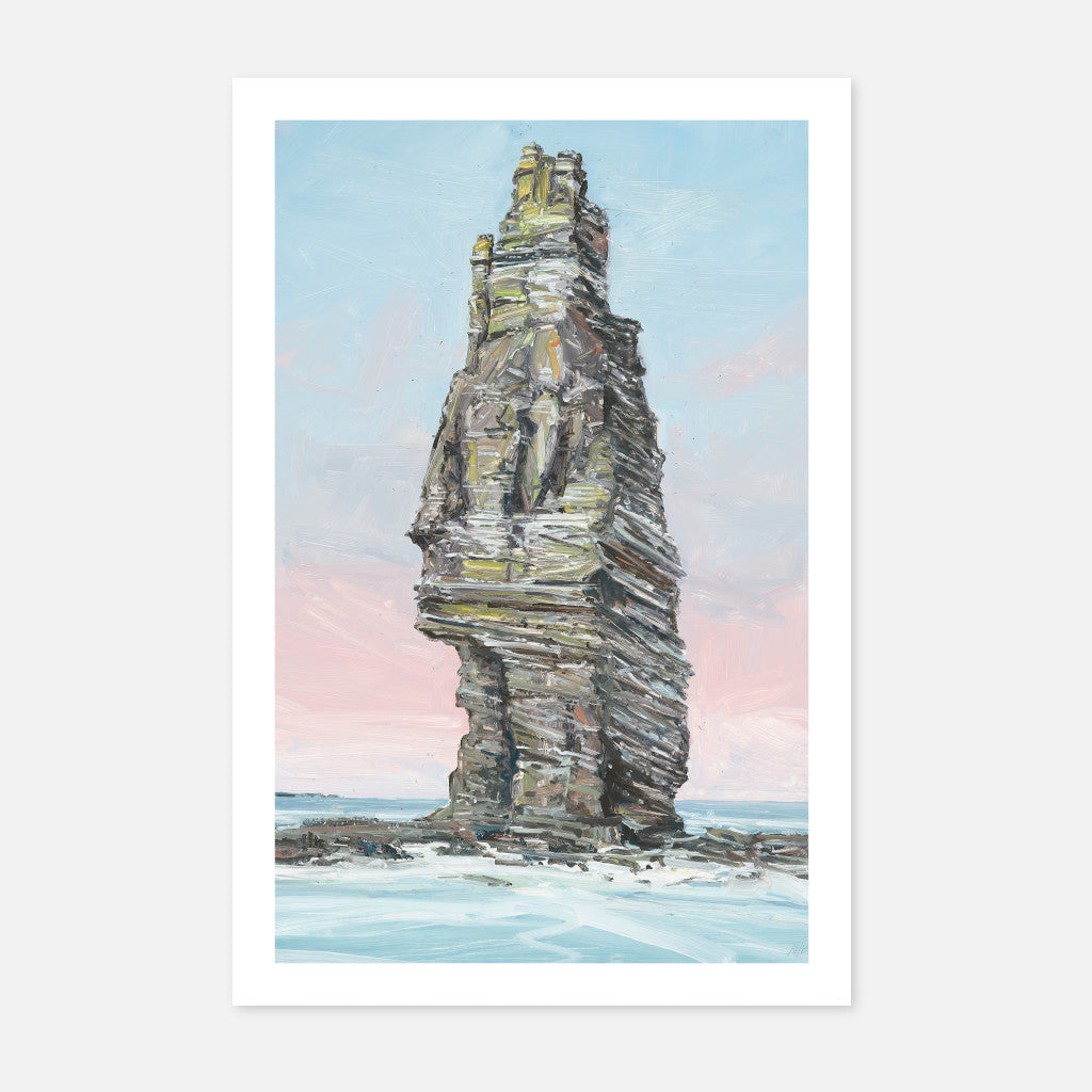 Kaye Maahs - An Branán Mór Sea Stack, Cliffs of Moher - Fierce Nice